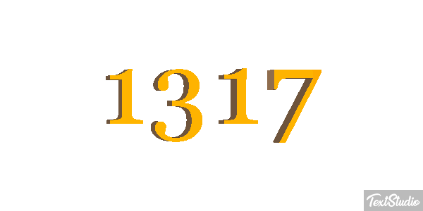 1317 Text effect