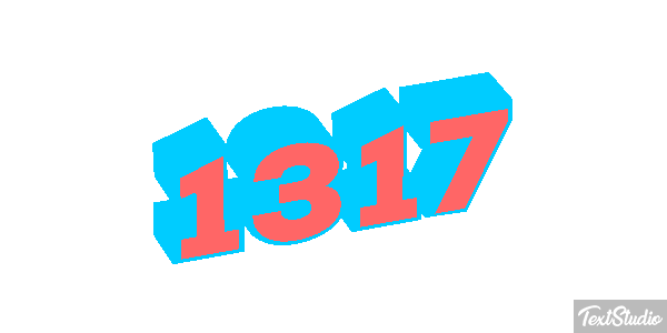 1317 Text effect
