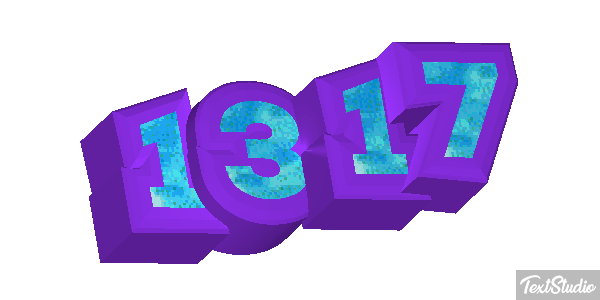 1317 Text effect