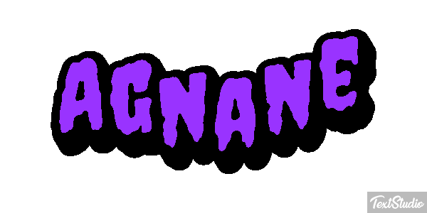 Agnane Текстовый эффект