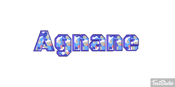 Agnane Текстовый эффект