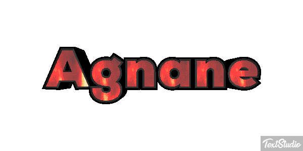 Agnane Текстовый эффект