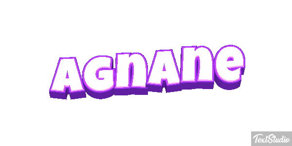 Agnane Текстовый эффект