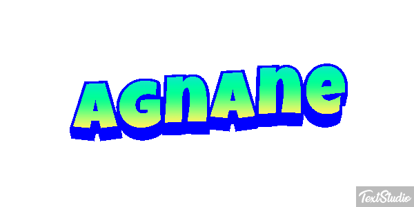 Agnane Текстовый эффект
