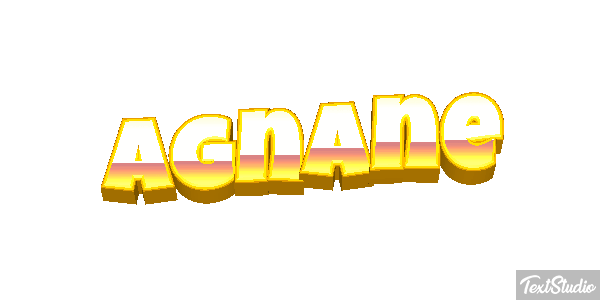 Agnane Текстовый эффект