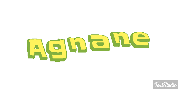 Agnane Текстовый эффект