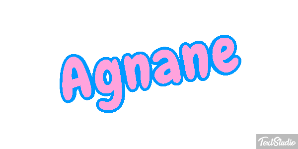Agnane Текстовый эффект