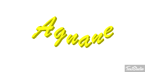 Agnane Текстовый эффект