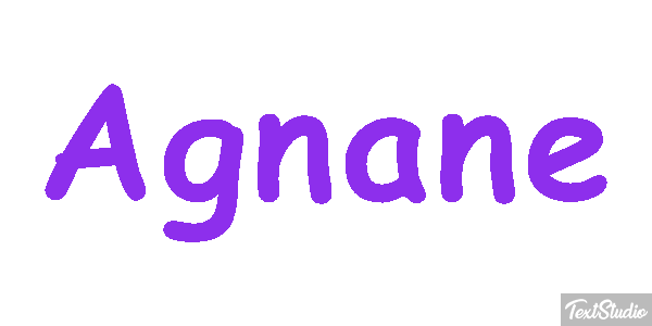 Agnane Текстовый эффект