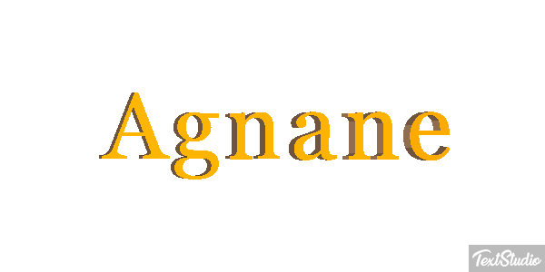Agnane Текстовый эффект