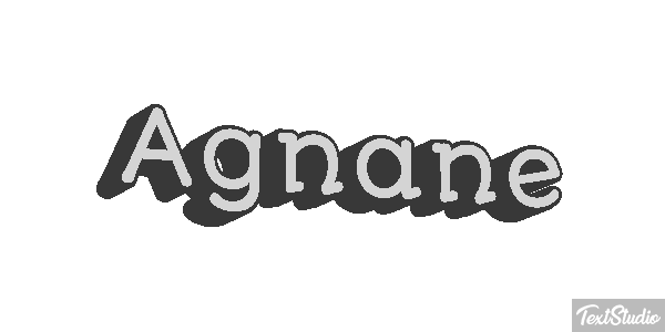 Agnane Текстовый эффект