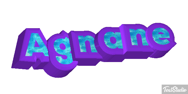 Agnane Текстовый эффект