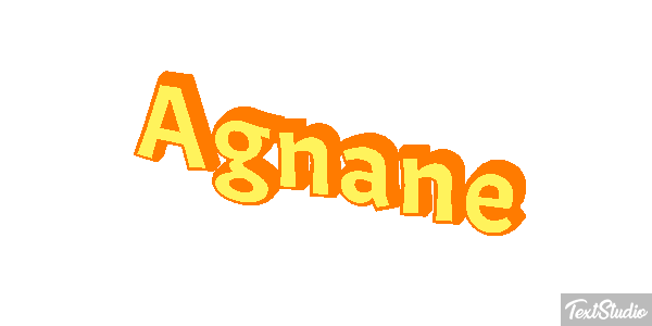 Agnane Текстовый эффект