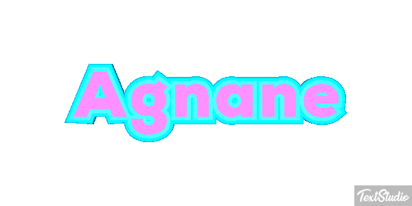 Agnane Текстовый эффект