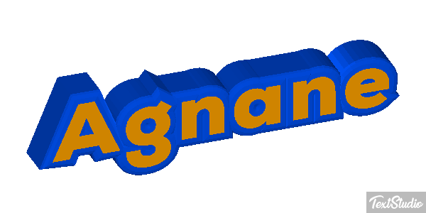 Agnane Текстовый эффект