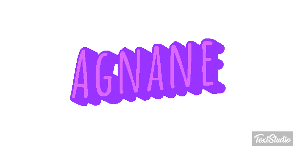 Agnane Текстовый эффект