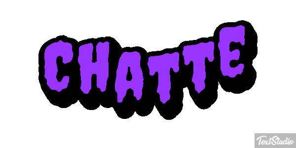 Chatte Effet de texte