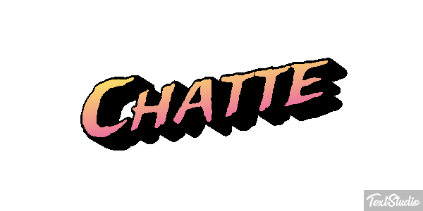 Chatte Effet de texte