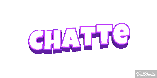 Chatte Effet de texte