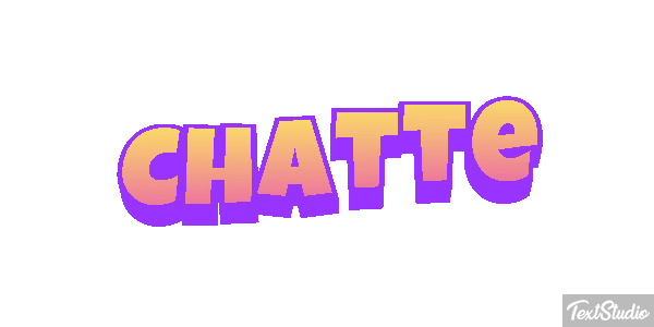 Chatte Effet de texte