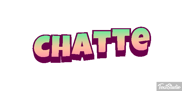 Chatte Effet de texte