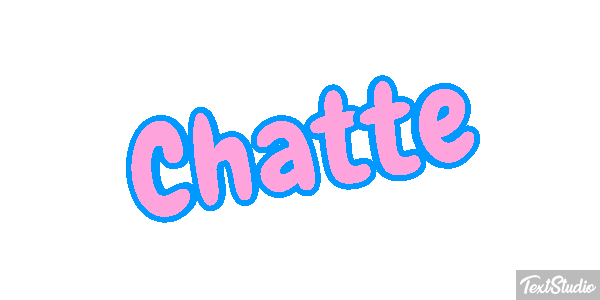 Chatte Effet de texte