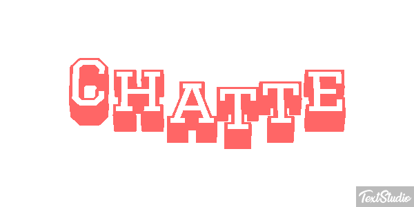 Chatte Effet de texte