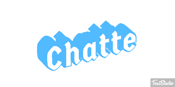 Chatte Effet de texte