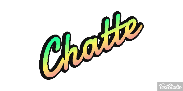 Chatte Effet de texte