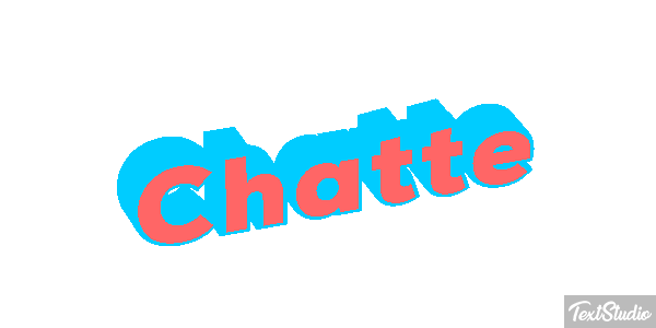 Chatte Effet de texte