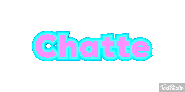 Chatte Effet de texte