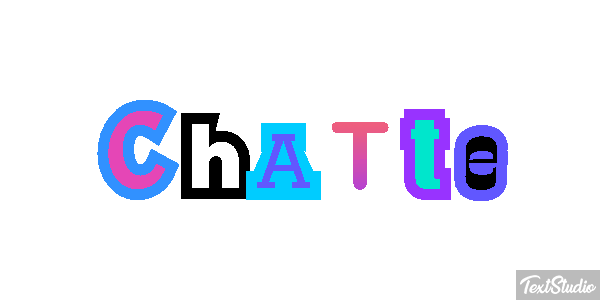 Chatte Effet de texte
