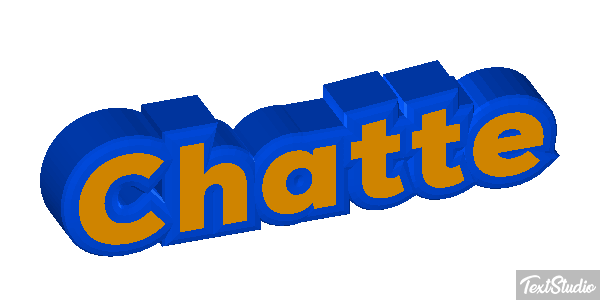 Chatte Effet de texte