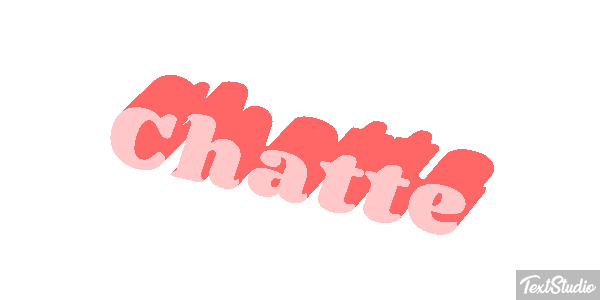 Chatte Effet de texte