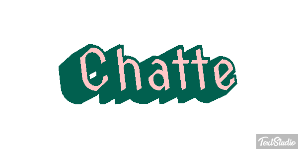 Chatte Effet de texte