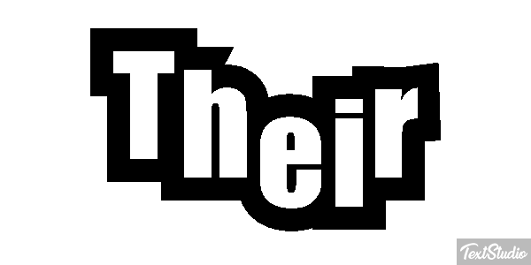 Their Efecto de texto