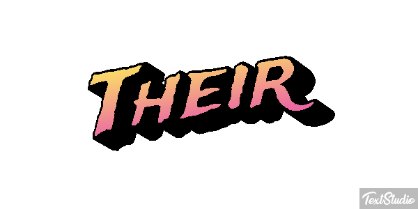 Their Efecto de texto