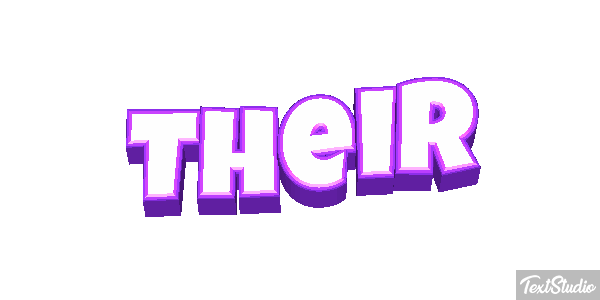 Their Efecto de texto