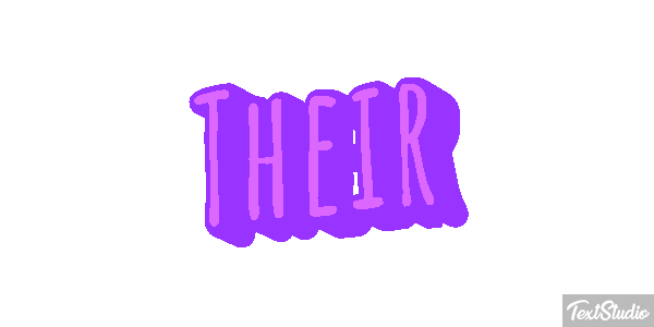 Their Efecto de texto