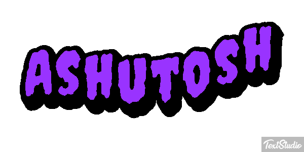Ashutosh Text effect