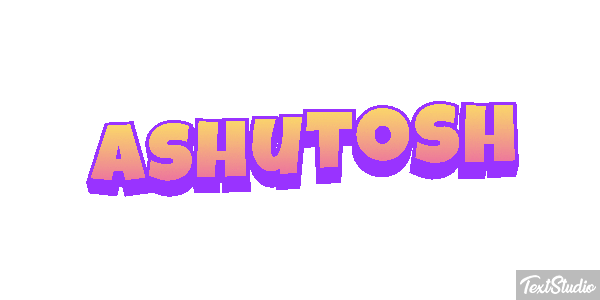Ashutosh Text effect