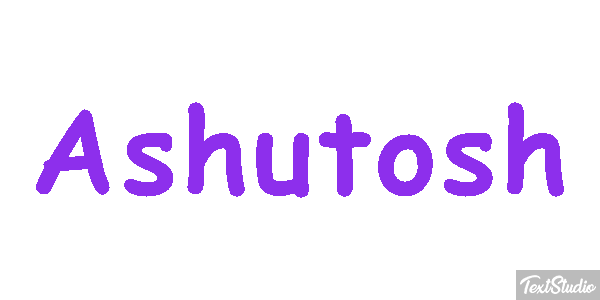 Ashutosh Text effect