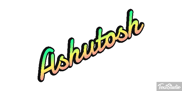 Ashutosh Text effect