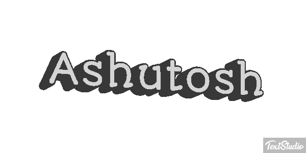 Ashutosh Text effect