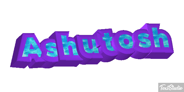 Ashutosh Text effect