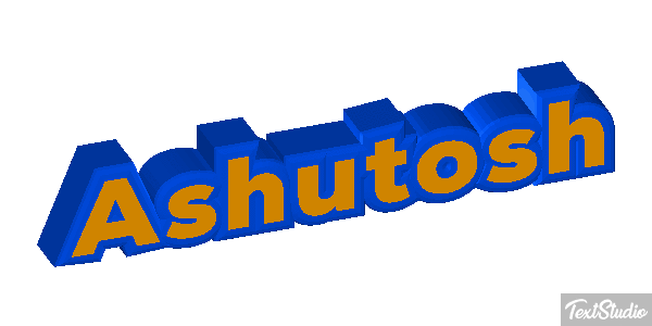 Ashutosh Text effect