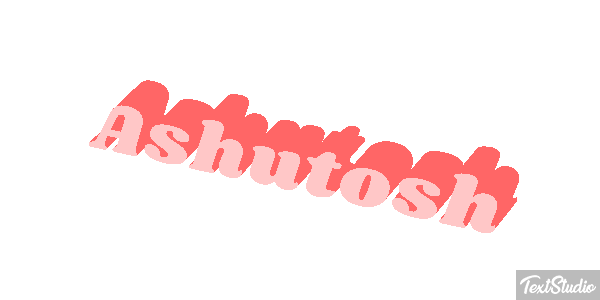 Ashutosh Text effect
