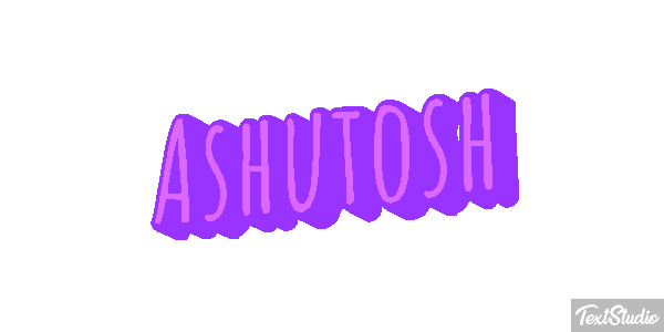 Ashutosh Text effect