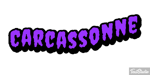 Carcassonne Effet de texte