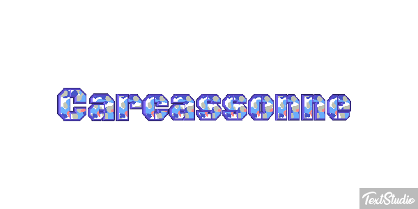 Carcassonne Effet de texte